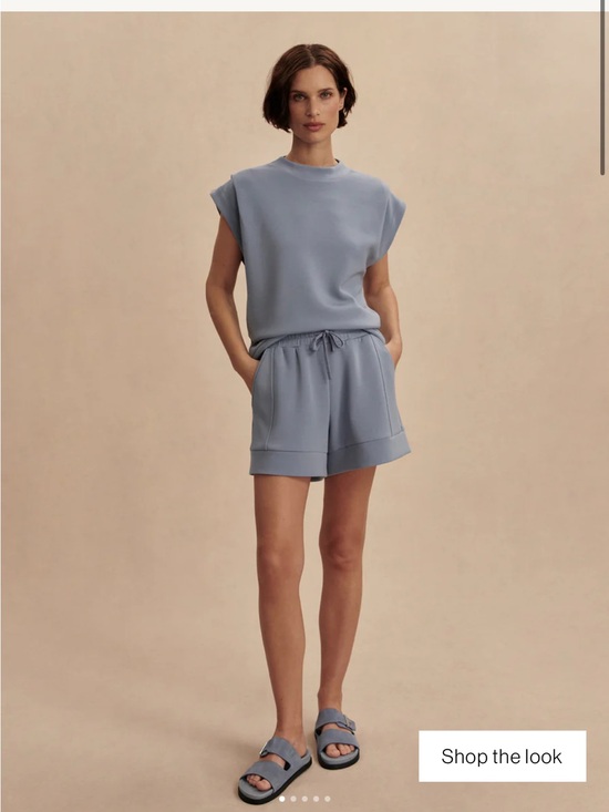 Varley Tops - NWOT Varley Sleevless Sweat Size Small in Rain Blue